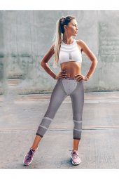 Power Short Yüksek Bel 3/4 Seamless Spor Tayt thumbnail 1