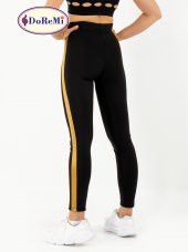 Active Sportive Kalın Çizgili Tayt thumbnail 4