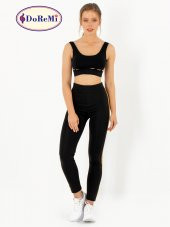 Active Sportive Kalın Çizgili Tayt thumbnail 5