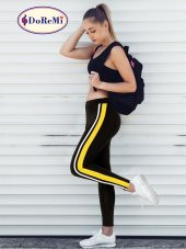 Active Sportive Çift Çizgili Tayt thumbnail 1