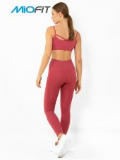 Yoga & Pilates Yüksek Bel Toparlayıcı Seamless Spor Tayt - 4