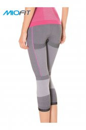 Power Short Yüksek Bel 3/4 Seamless Spor Tayt - 3