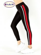 Active Sportive Çift Çizgili Tayt thumbnail 3