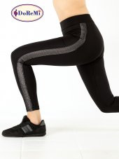 Active Sportive Parlak Çizgili Tayt - 12