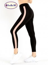 Active Sportive Kalın Çizgili Tayt thumbnail 5