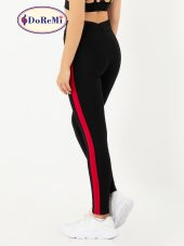 Active Sportive Kalın Çizgili Tayt thumbnail 4