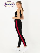 Active Sportive Kalın Çizgili Tayt thumbnail 2