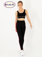 Active Sportive Kalın Çizgili Tayt thumbnail 5