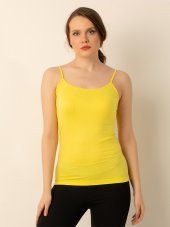 Bayan İnce Askılı Seamless Tişört - 3