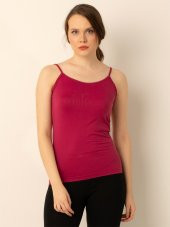 Bayan İnce Askılı Seamless Tişört - 1