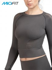 Kadın Efficiency Uzun Kollu Dikişsiz Spor Tişört thumbnail 6