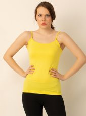 Bayan İnce Askılı Seamless Tişört - 1