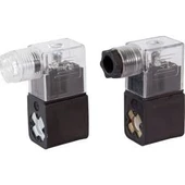 Pnömatik Valf Ventil Bobin Ve Soket 10mm - 12/24/110/220V Ac/Dc - 1