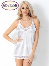 Dantel Detaylı Saten Gecelik thumbnail 1