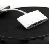 Coofbe İPhone İpad Usb Dönüştürücü 4in1 İPhone to Usb Kamera Adaptörü İphone Usb Kamera Mause Klavye - 3