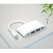 Coofbe İPhone İpad Usb Dönüştürücü 4in1 İPhone to Usb Kamera Adaptörü İphone Usb Kamera Mause Klavye - 5