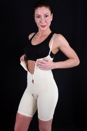 AGRAFLI FERMUARLI TÜM VÜCUT KORSESİ thumbnail 4