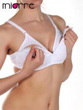 Balensiz Klipsli 100 Doğal Pamuk Emzirme Sütyeni thumbnail 3