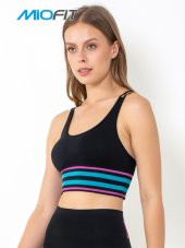 Energy Blok Çizgili Destekli Seamless Spor Sütyeni - 3