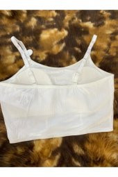 Bralet Fitilli Crop Süngerli Gündelik Sütyen thumbnail 4