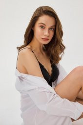 Kadın Düz Kadife Bralet Takımı Siyah cansoy-kdf314 thumbnail 2