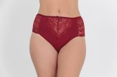 Dantel Detaylı Günlük Kadın Külot Bordo thumbnail 1