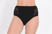 Dantel ve Fiyonk Detaylı Kadın Günlük Külot Siyah thumbnail 1