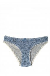 Kadın Slip Pamuklu Külot Koyu Mavi Renkli 7li Paket Iç Çamaşırı thumbnail 5