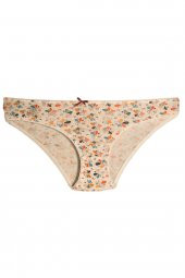 Kadın Pamuklu Slip Külot Sarı Ağırlıklı Karışık Renkte 7li Paket Iç Çamaşırı thumbnail 2