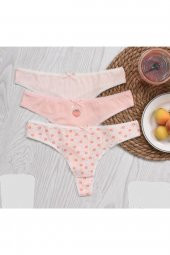 Kadın Renkli Tanga Külot thumbnail 2