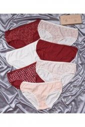 Kadın Yüksek Bel Büyük Beden Külot 7li 999 thumbnail 2