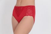 Dantel Detaylı Günlük Kadın Külot Kırmızı thumbnail 2