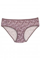 Kadın Soft Mor Pamuklu Bato Külot (Yüksek Belli)  7li Paket thumbnail 3