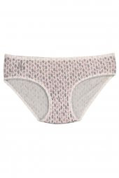 Kadın Soft Mor Pamuklu Bato Külot (Yüksek Belli)  7li Paket thumbnail 4