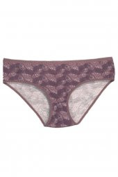 Kadın Soft Mor Pamuklu Bato Külot (Yüksek Belli)  7li Paket thumbnail 5