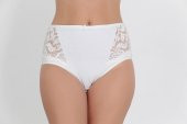 Dantel ve Fiyonk Detaylı Kadın Günlük Külot Ekru thumbnail 1