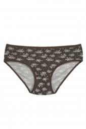 Kadın Pamuklu Bato Külot(yüksek Belli) Haki Yeşil 7li Paket thumbnail 2