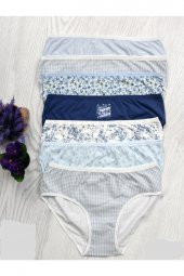 Kadın Pamuklu Yüksek Bel Bato Külot 7li thumbnail 2