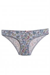 Kadın Pamuklu Slip Külot Turkuaz Renkte 7li Paket thumbnail 5