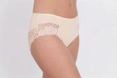 Önü ve Arkası Dantel Detaylı Günlük Kadın Külot Ten thumbnail 2