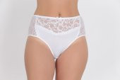 Ön ve Arka Dantel Detaylı Günlük Kadın Külot Beyaz thumbnail 1
