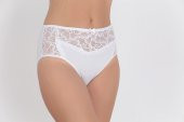 Ön ve Arka Dantel Detaylı Günlük Kadın Külot Beyaz thumbnail 2