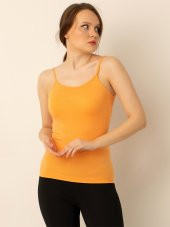 Bayan İnce Askılı Seamless Tişört - 3