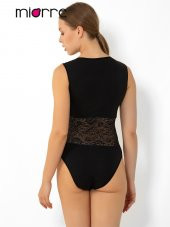 Beli Dantelli Çıtçıtlı Body - 3