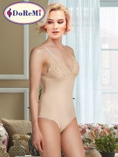 İnce Askılı Dantelli Body - 5