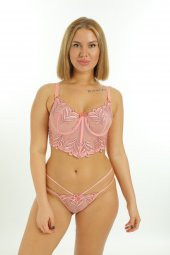 Yüksek Kalite Dantel İşlemeli Özel Motifli Bralet Takım thumbnail 1