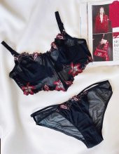 Yüksek Kalite Dantel İşlemeli Özel Motifli Bralet Takım thumbnail 1