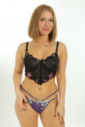 Yüksek Kalite Dantel İşlemeli Özel Motifli Bralet Takım thumbnail 4