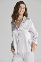 Saten Biyeli Pijama Takımı - 2