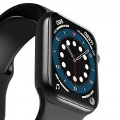 Full Ekran HW12 Smartwatch Siyah Akıllı Saat - 1